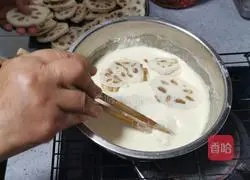 Illustration of fried lotus root 14