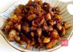 Illustration of how to make spicy chicken diced 12