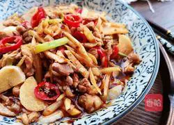 Illustration of how to make ginger-fried duck shreds 14