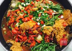 Illustration of braised spicy fish 6