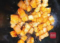 Illustration of how to make braised pork with oil tofu 6