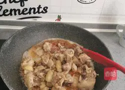 Illustration of how to make chestnut roasted chicken nuggets 11