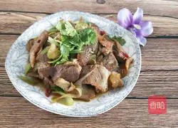 Illustration of twice-cooked pork 1