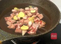 Illustration of braised pork ribs 1