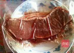 Illustration of how to make black pepper steak 1