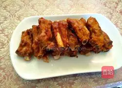 Illustration of how to make golden garlic bones 7