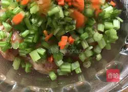 (Steamed vegetables) Pearl Meatballs Recipe Illustration 7