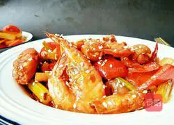 Illustration of vegetarian griddle shrimp recipe 14