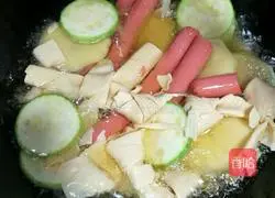 Illustration of how to make street fried skewers 4