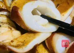 Illustration of braised large squid in oil 6