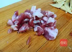 Illustration of how to make fried hot peppers with dried tofu 2