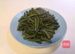 Illustration of how to make fried cowpeas and meat 7