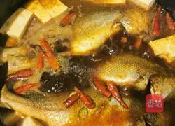 Yellow croaker roasted tofu recipe 4