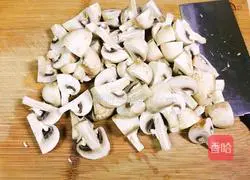 Illustration of how to make meatballs and mushrooms 4