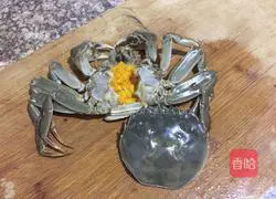 Illustration of how to make steamed crabs with eggs 2