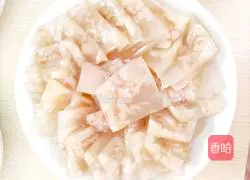 Illustration of how to make crystal pig skin jelly 6