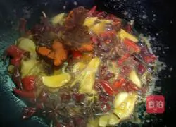 Illustration of how to make dry pot chicken 8