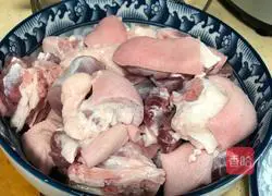 Illustration of how to make sweet vinegar pig's feet and ginger 7