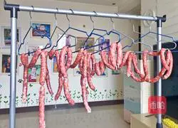 Illustration of homemade crispy black pepper sausage 13