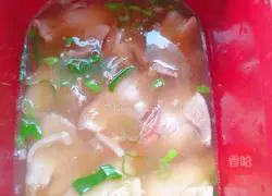 Illustration of how to make crystal pig skin frozen elbow 5