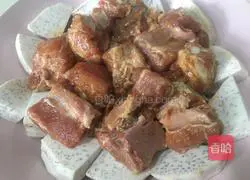 Illustration of how to make taro ribs 4