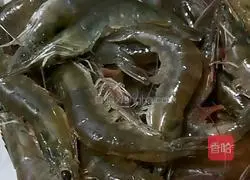 Illustration of how to make boiled shrimp 1