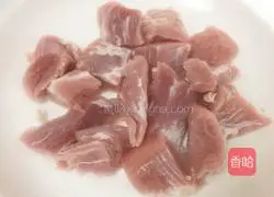 Illustration of how to cook potatoes with roasted pork 2