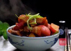 Illustration of braised radish in soy sauce 13