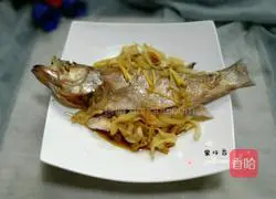 Illustration of how to make steamed seabass with pickled cabbage 11