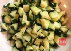 Fresh Illustration of how to make three diced stir-fried rice 3