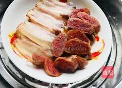 # steamed vegetables# Illustration of how to steam cured meat 3