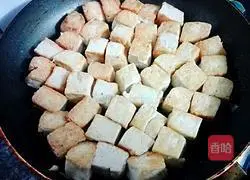 Illustration of how to make fried tofu 5