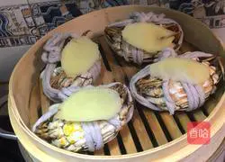 Illustration of how to steam hairy crabs 8