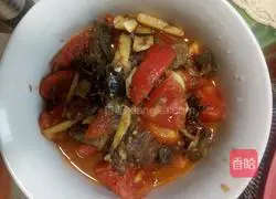 Illustration of how to make beef brisket stewed with tomatoes 4