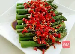 Illustration of how to make asparagus with oil 10