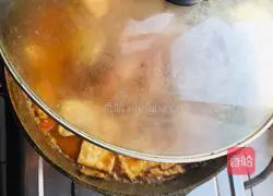 Illustration of Braised Tofu with Yellow Croaker in Tomato Sauce 19