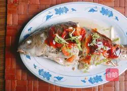Illustration of how to make steamed fish 13