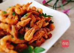 Illustration of how to make crispy river shrimp 19