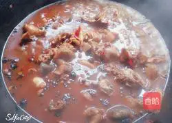 Illustration of how to make mushroom and potato rooster 5