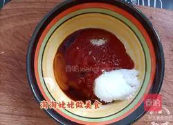 Tomato Jade Shrimp Balls Illustrations of homely recipes 4