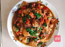 Illustration of braised fish cubes 8