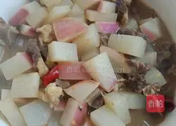 Illustration of how to make beef and radish 9