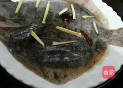 Illustration of how to make steamed turbot 7