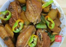 Illustration of how to make cantaloupe chicken wings with sauce 10