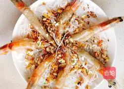 Illustration of how to make garlic vermicelli shrimp 4