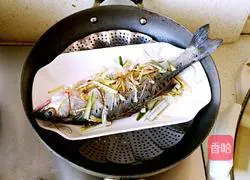 Illustration of how to make steamed seabass 4