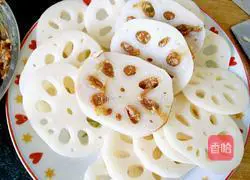 Illustration of how to make fried lotus root box 7
