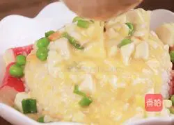 Illustration of how to make crab roe tofu 17