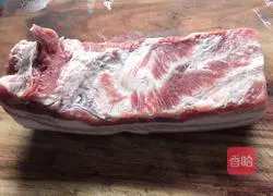 Illustration of how to make rice noodles and meat 1