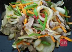 Illustration of how to make fish-flavored chicken gizzards 9